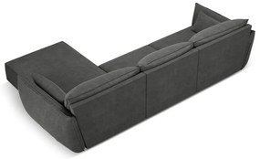 Szürke sarokkanapé (jobb oldali) Vanda – Mazzini Sofas