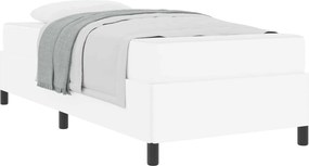vidaXL Ágykeret matracmal Fehér 80 x 200 cm szövet