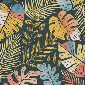 Flizelin tapéta Divatos 3D fali Trópusi energia 250x250 ragasztóval
