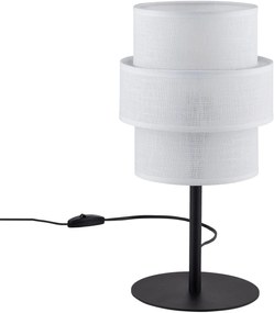 TK Lighting Calisto asztali lámpa 1x15 W fehér 5893