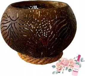 Kókusz lampion illatgyertyával KL146 Rózsaszín Ragyogás Kézzel készített Ajándék