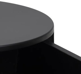 COLUM fekete éjjeli szekrény