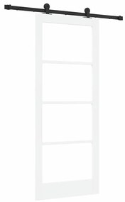 Csúszó Ajtó ORKDAL Fehér 83 x 202 cm Fa és fém