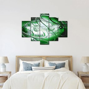 Zöld absztrakt kép (150x105 cm)