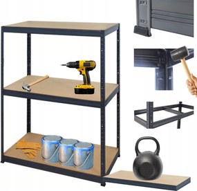 Tárolószekrény fém Premium Helios 106x90x30cm 3Px175kg