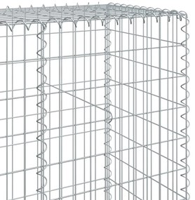 horganyzott vas gabion kosár fedéllel 1100 x 50 x 200 cm