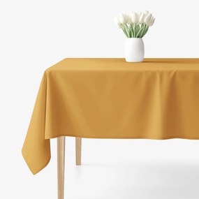 Goldea szögletes terítő 100% pamutvászon - mustárszínű 100 x 100 cm