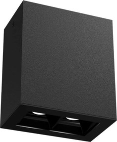 ANTIGO 1034 A-GLARE Kocka Mennyezeti Lámpa Fekete LED IP20