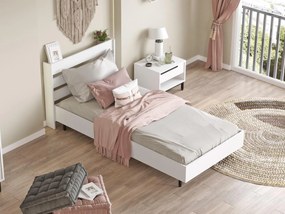Egyszemélyes ágy 100 cm Nimelo 6 (fehér) (ágyráccsal). 1094843