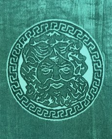 Poseidon zöld strandtörölköző