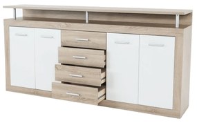 Komód Jachim Juno New sonoma tölgy + fehér. 752205