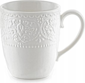 Porcelán bögre 340 ml fehér kávéhoz és teához Tudor England