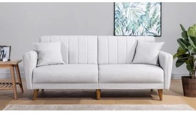 KITO kinyitható kétszemélyes kanapé, krémszínű