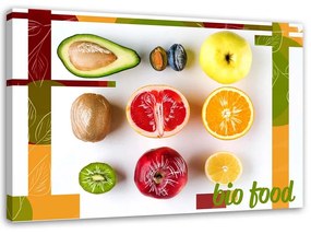 Gario Vászonkép Ízletes BIO gyümölcs Méret: 60 x 40 cm