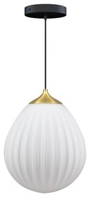 Fehér-aranyszínű lámpabúra ø 27 cm Around the World Medium – UMAGE