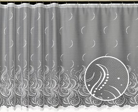 Mg Függöny jacquard 4412 Fehér 330X160 kész szalaggal