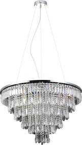 AZZARDO 2926 KALABRIA XL Kristály Függesztett Lámpa G9 IP20