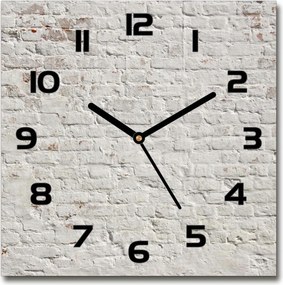 Üveg falióra szögletes tégla fali 30x30 cm