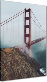 Vászonkép 80x120 Vörös híd az USA-ban