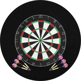 vidaXL szizál professzionális darts tábla 6 nyíllal és tábla védővel