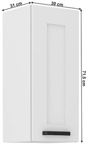 Felsőszekrény  Lesana 1 (fehér) 30 G-72 1F . 1063904