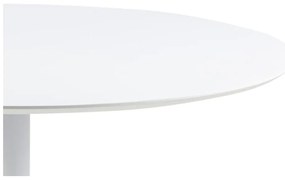 Ibiza fehér kerek étkezőasztal, ⌀ 110 cm - Actona