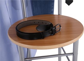 Szobainas, ezüst fém + bükkfa, FRANK