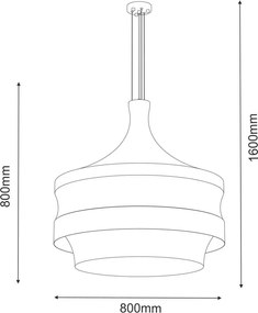 Függeszték Fekete AMPLEX 5030
