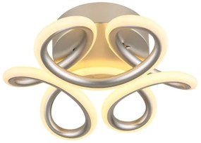 Globo 67386-24S - LED mennyezeti lámpa MELISAND 24W/230V, 26 cm matt króm