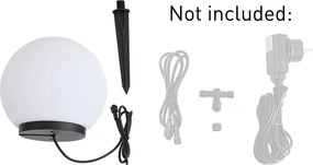 Modern kültéri lámpa 12V fehér 20cm LED-del IP65 - Voltaire Luno