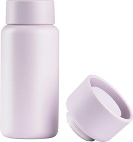 Világos rózsaszín rozsdamentes acél termobögre 400 ml Singles – Zone