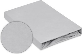 Matex Bamboo vízálló lepedő világosszürke, 80 x 160 cm