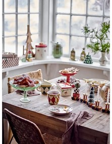 Krémszínű agyagkerámia desszertes tányér készlet karácsonyi mintával, 2 db-os, ø 16 cm Yule – Bloomingville