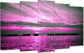 Vászonkép 100x60 Hanga naplemente