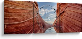 Kép - Vermilion Cliffs Arizona (órával) (90x30 cm)