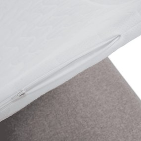 Boxspring ágy, szürkésbarna Taupe, 160x200, ADARA