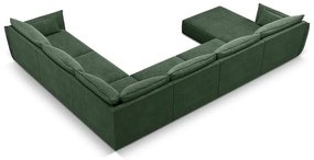 Sötétzöld sarokkanapé (jobb oldali) Vanda – Mazzini Sofas