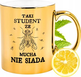 Prémium Arany Csillogó Bögre Diákoknak Ajándék Nyomtatott Fotóval