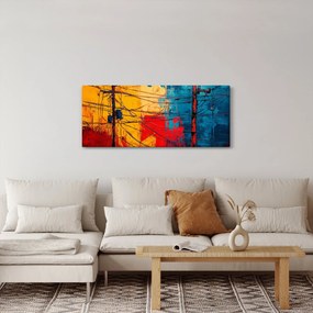 Kép - Absztrakt elektromos vezetékek (120x50 cm)