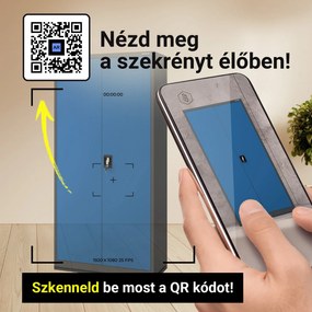 Fém iratszekrény JAN, 900 x 1850 x 400 mm, antracit-kék