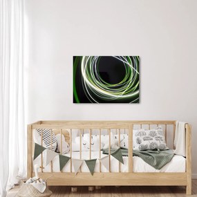 Kép zöld vonalak (70x50 cm)