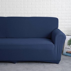 KanapéHuzat (enyhén vízlep., 4 személyes, sötétkék)