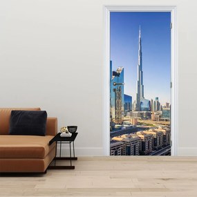 Fotótapéta ajtóra - Dubai reggel (95x205cm)