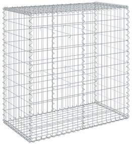 horganyzott vas gabion kosár fedéllel 100 x 50 x 100 cm