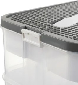 3 szintes doboz építőkockákra - játékrendszerező - Kruzzel