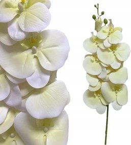 Szilikon virág mű orchidea 97 cm gumi szilikon nagy 9 szirmú