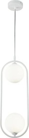 MAYTONI MOD013PL-02W RING Többágú Függesztett Lámpa Fehér G9 IP20