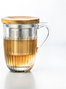 Üveg bögre szűrővel 280 ml Ouessant – La Rochére