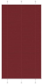 pliszírozott redőny Bordeaux piros 105x200 cm szövetszélesség