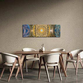 A Siena templom mennyezetének képe (órával) (90x30 cm)